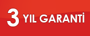 3 Yıl Garanti